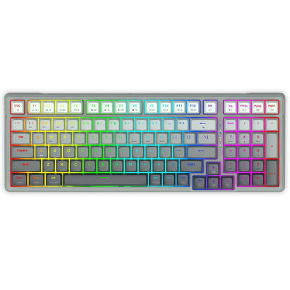 E-YOOSO Z-99 Tri-Mode RGB 99-Keys Mechanical Keyboard Gradient Grey