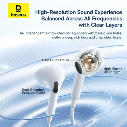 Baseus Encok CZ19 Wired Earphones