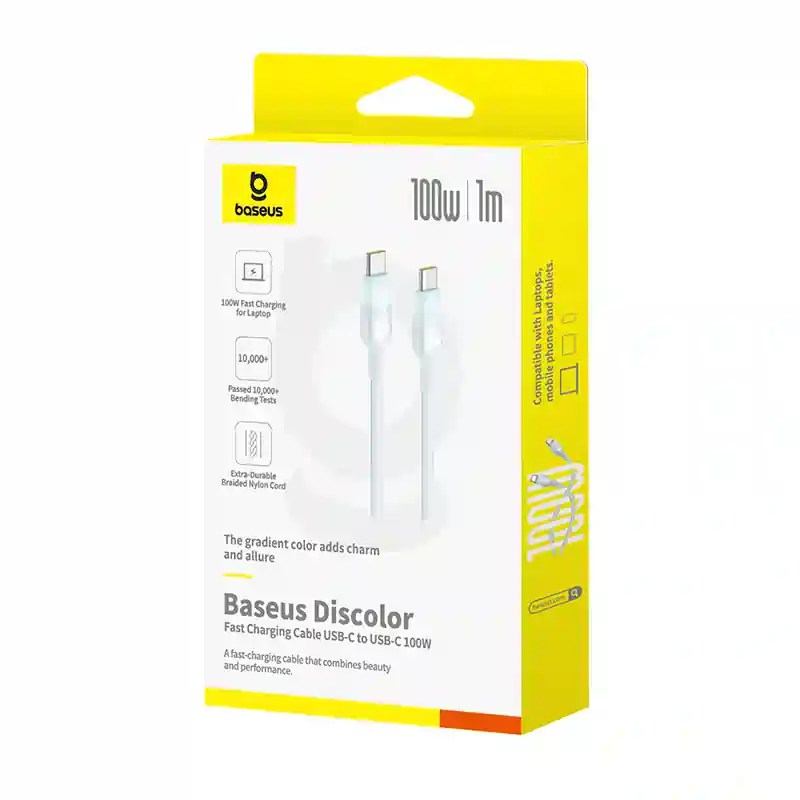 Baseus Discolor Fast Charging Cable USB-C to USB-C 100W