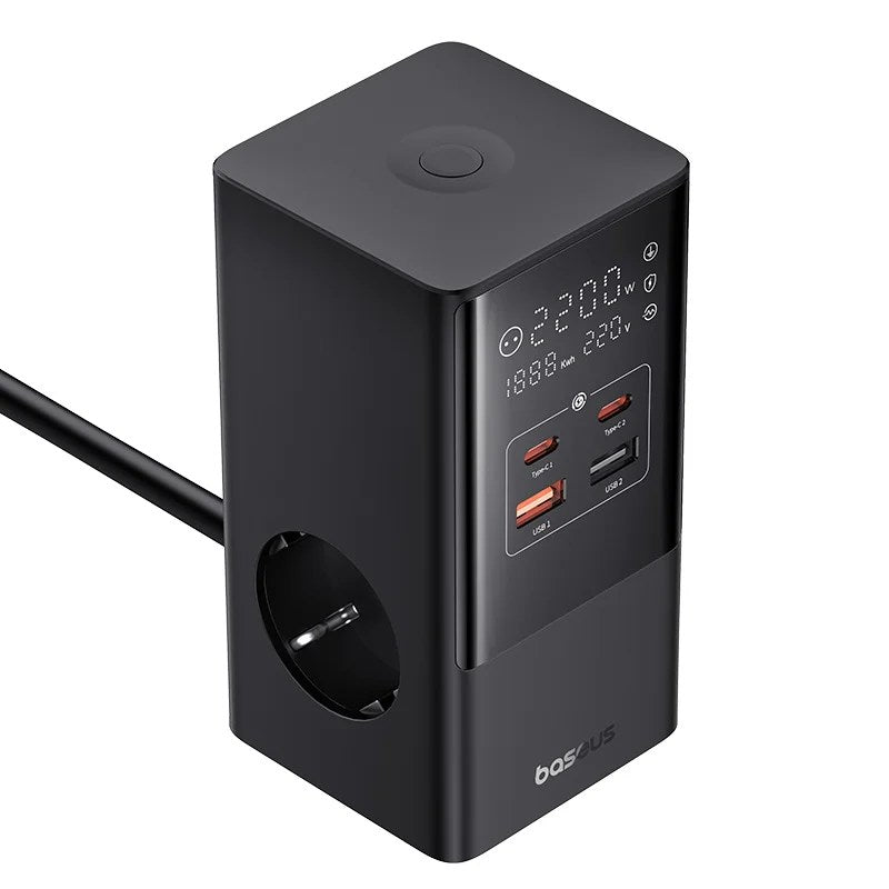 Baseus PowerCombo Tower Digital PowerStrip 3AC+2U+2C 35W