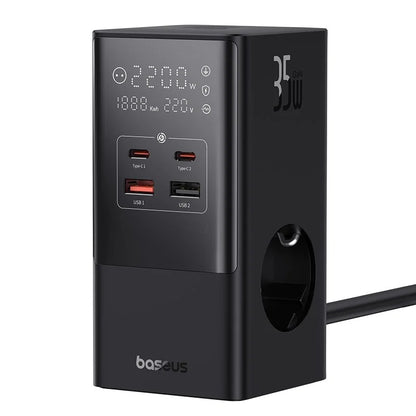 Baseus PowerCombo Tower Digital PowerStrip 3AC+2U+2C 35W