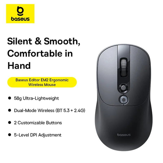 Baseus Editor EM2 Ergonomic Wireless Mouse