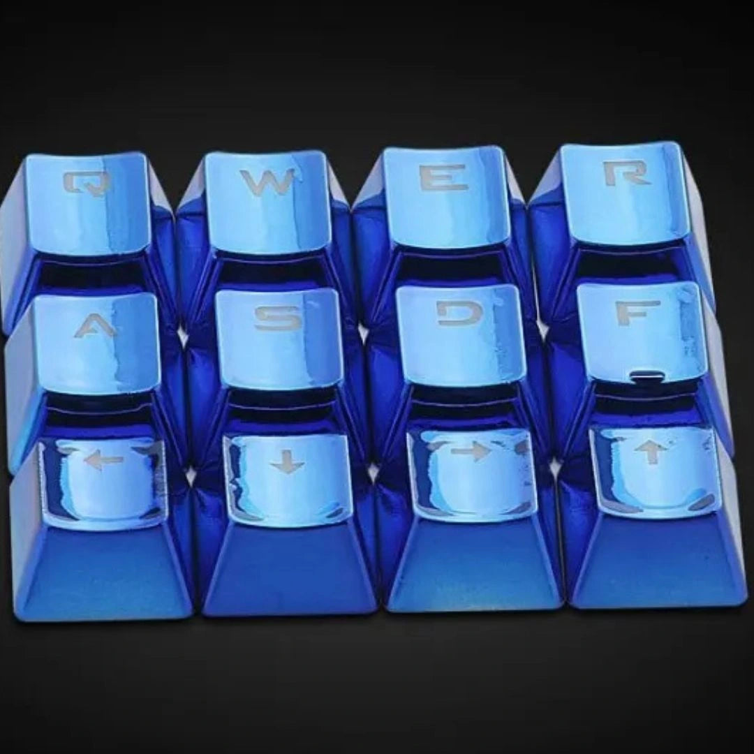 E-YOOSO 12Pcs PBT Metal Keycaps for Mechanical Keyboard