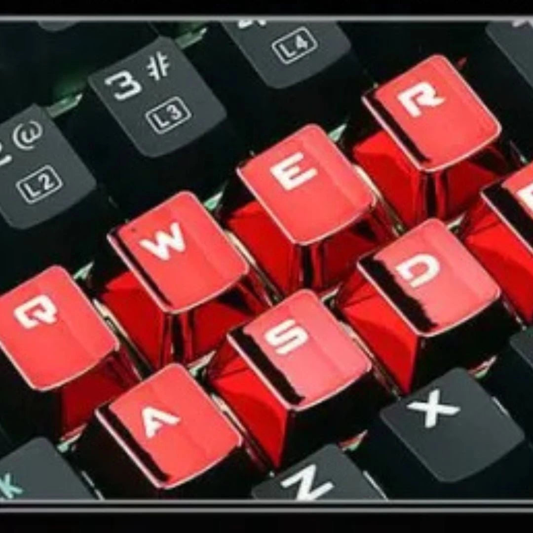 E-YOOSO 12Pcs PBT Metal Keycaps for Mechanical Keyboard