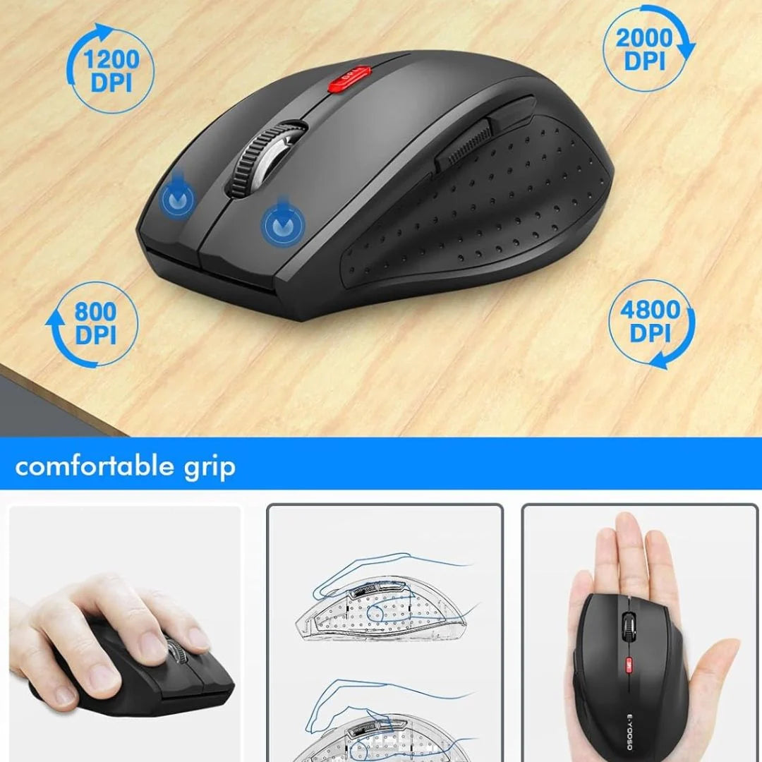 E-YOOSO E-757 Wireless Ergonomic Keyboard & Mouse Combo