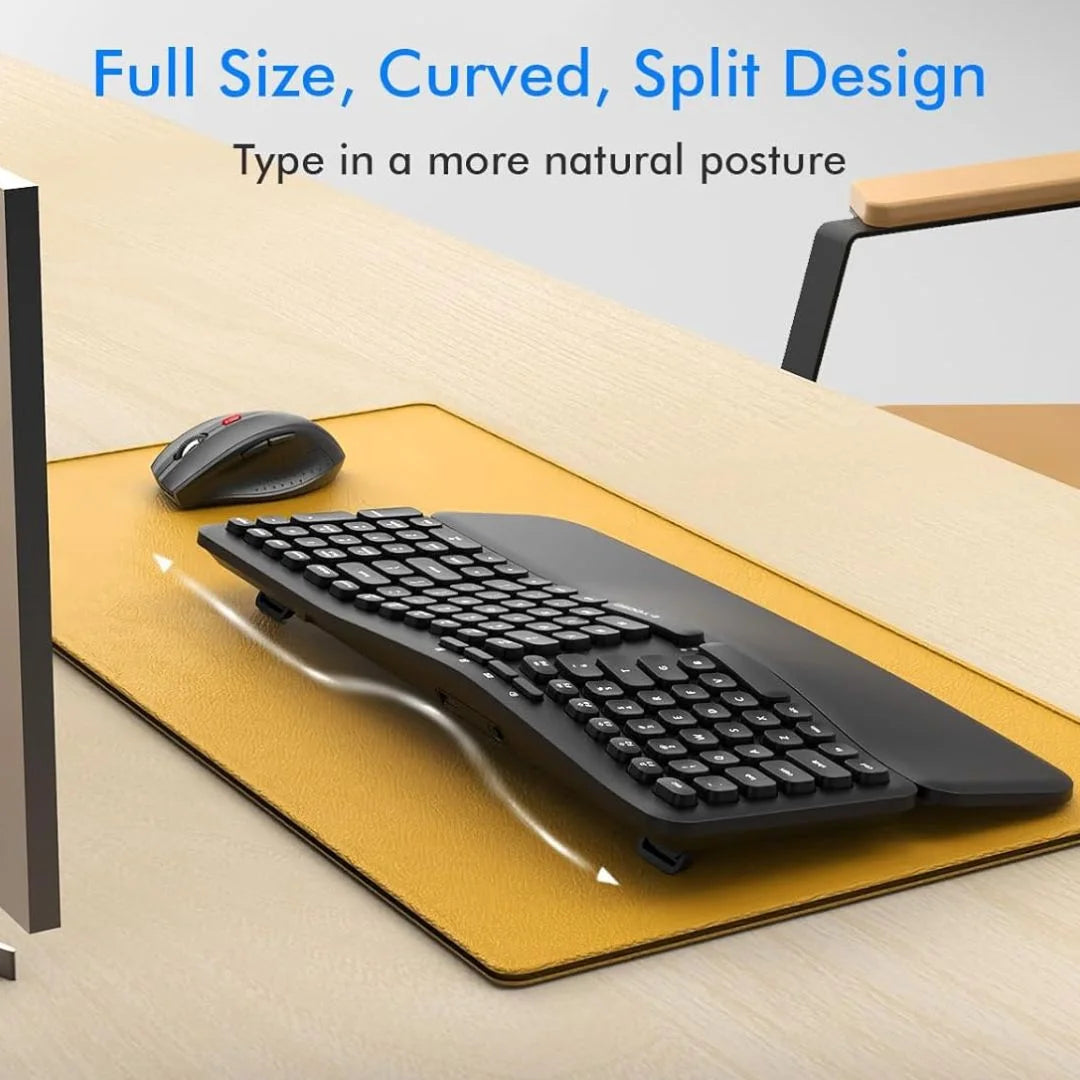 E-YOOSO E-757 Wireless Ergonomic Keyboard & Mouse Combo