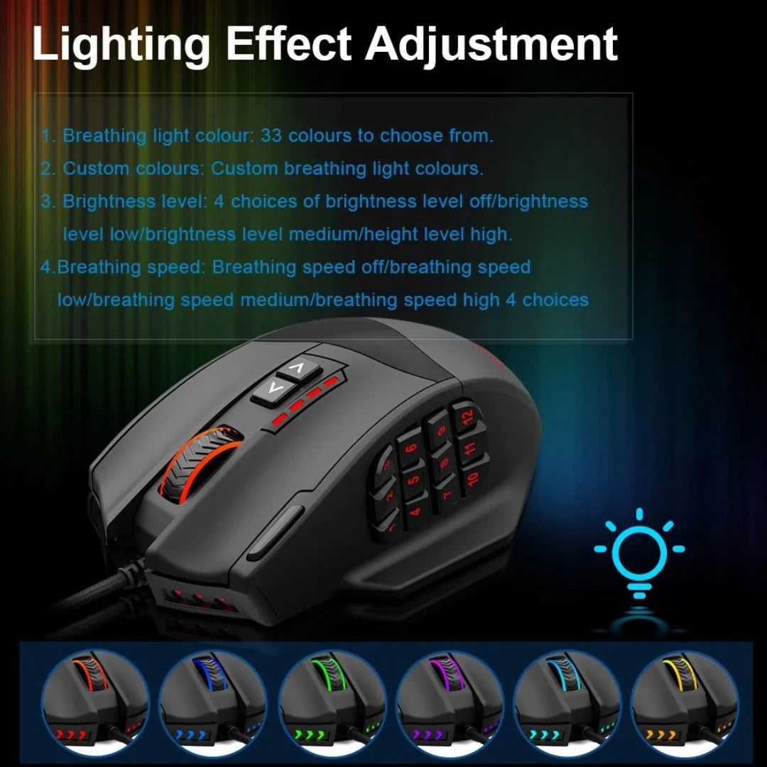 E-YOOSO X-39 RGB Gaming Mouse 16400 DPI Programmable