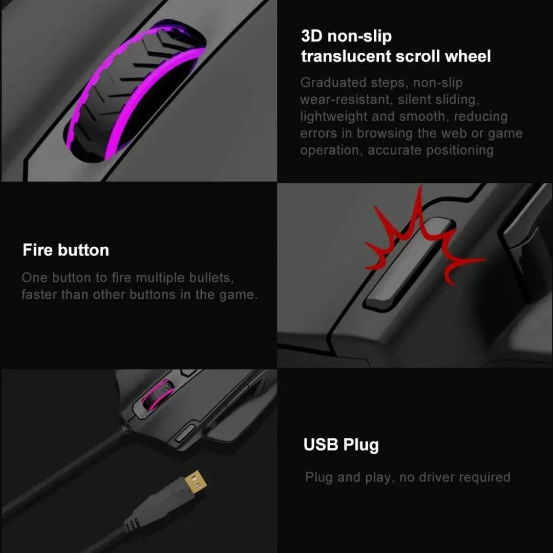 E-YOOSO X-41 RGB Wired Gaming Mouse