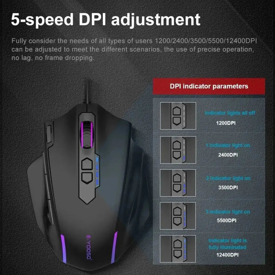 E-YOOSO X-41 RGB Wired Gaming Mouse