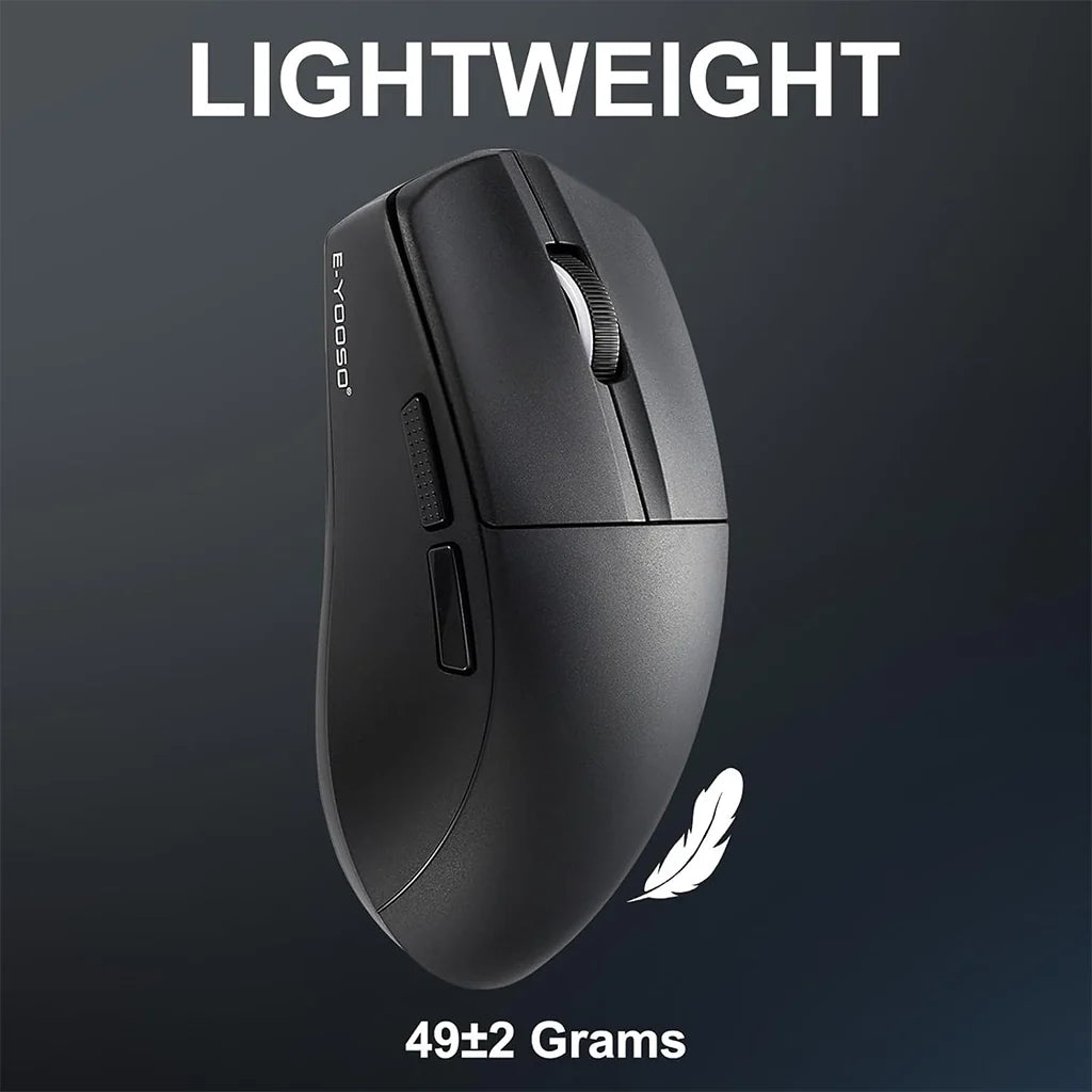 E-YOOSO X-44 Pro Black 4K Wireless 26000 DPI Gaming Mouse