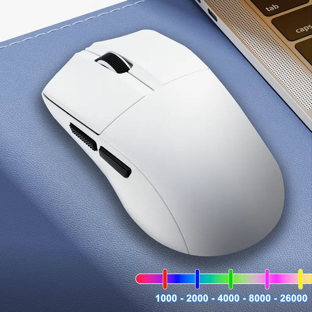 E-YOOSO X-44 White 4K Wireless Lightweight Gaming Mouse