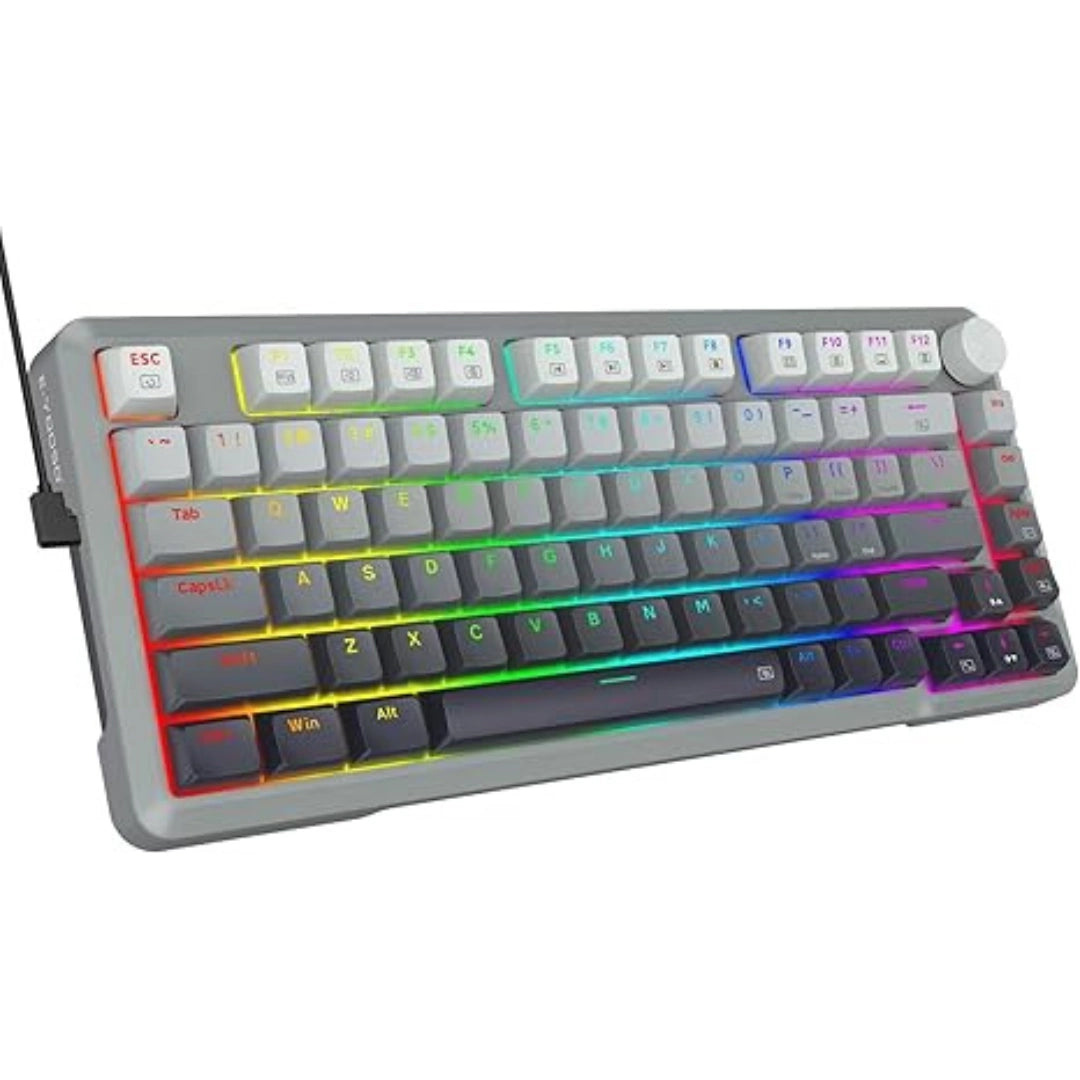 E-YOOSO HZ-82 RGB 82-Keys Wired Mechanical Keyboard Gradient Grey