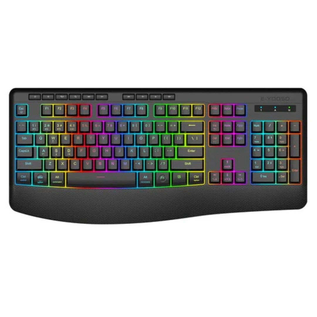 E-YOOSO K-787 Tri-Mode RGB 104 Keys Keyboard (Black)