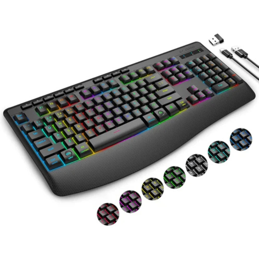 E-YOOSO K-787 Tri-Mode RGB 104 Keys Keyboard (Black)