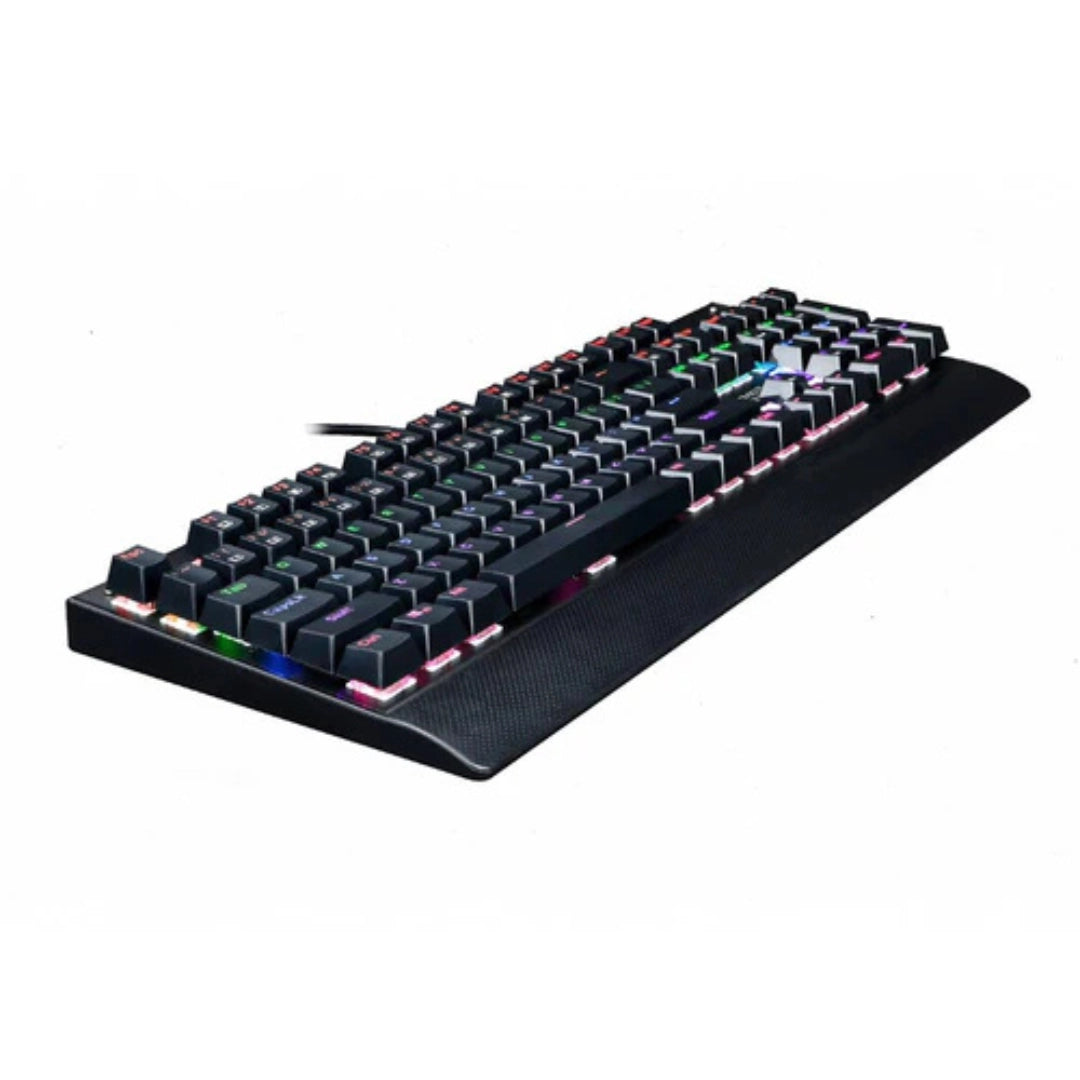 E-Yooso Armor Mechanical Gaming Keyboard Green Switch X-7200 (Black)