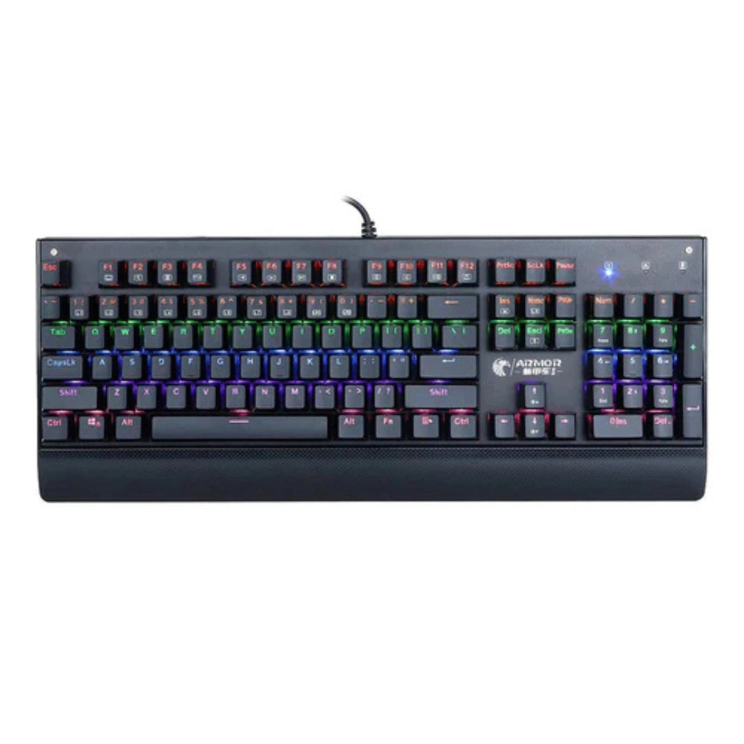 E-Yooso Armor Mechanical Gaming Keyboard Green Switch X-7200 (Black)