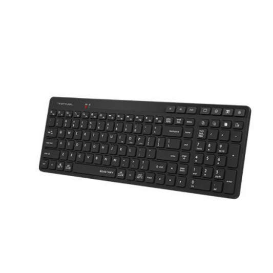 A4Tech FBK27C AS Black QuietKey Rechargeable Wireless Office Keyboard