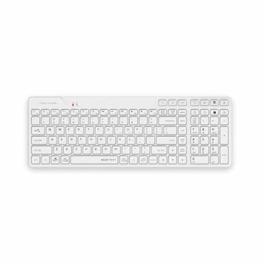 A4Tech FBK27C AS QuietKey White Anti Sleep Mode Office Keyboard