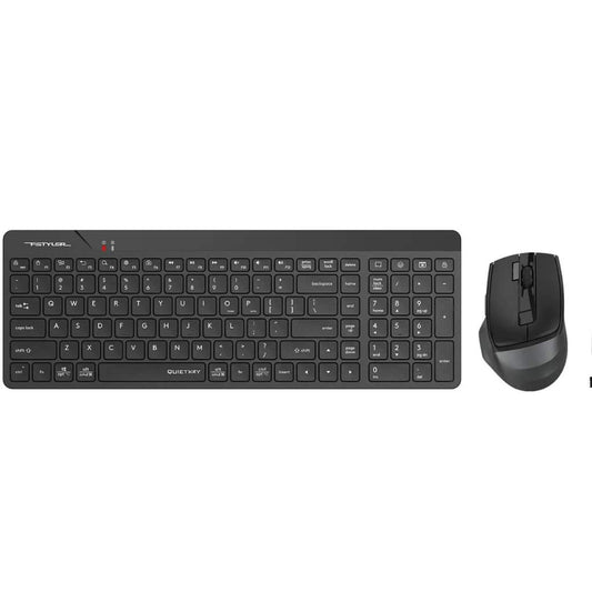 A4Tech FG2400 AIR 2 Black Full Size Quite Keyboard & Silent Mouse 2-in-1 Set