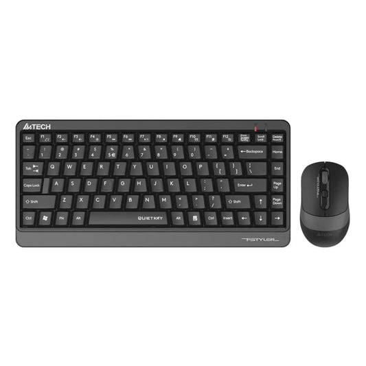 A4Tech FGS1110Q Grey Compact Quite Key & 2000 DPI Mouse 2-in-1 Combo