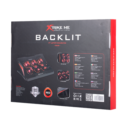 XTRIKE ME FN811 LAPTOP COOLING PAD 6 FANS 2 USB PORTS