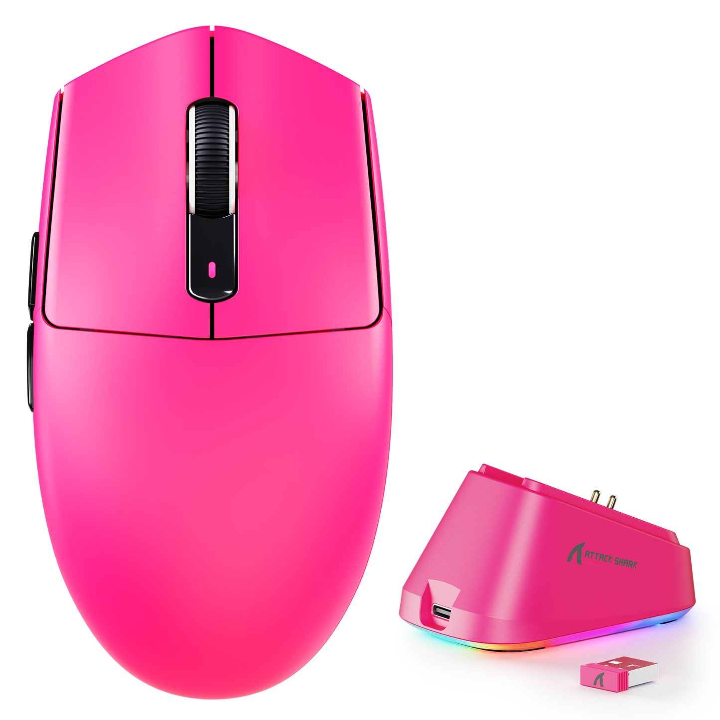 ATTACK SHARK G3 PRO Tri-mode Wireless Gaming Mouse with Charge Dock 25000 DPI Ultra Lightweight