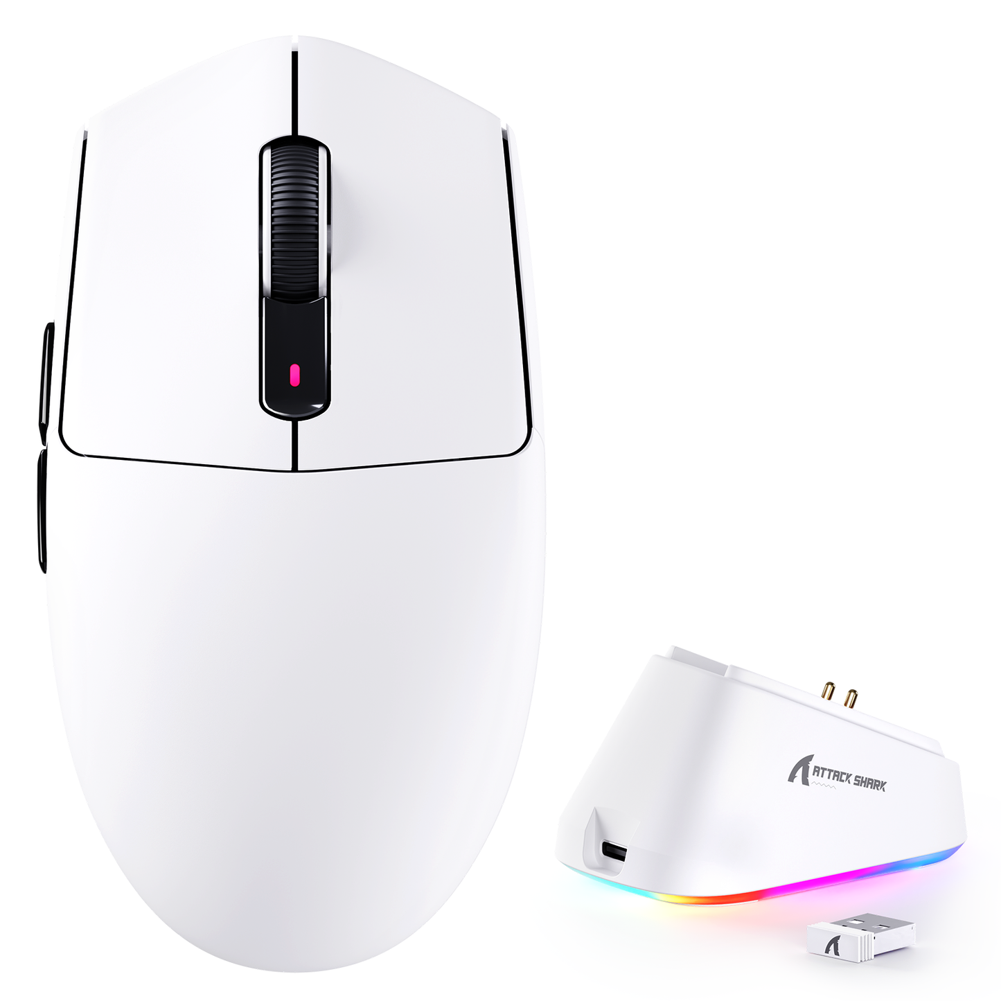 ATTACK SHARK G3 PRO Tri-mode Wireless Gaming Mouse with Charge Dock 25000 DPI Ultra Lightweight