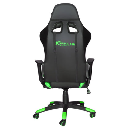 XTRIKE ME GC-905 BK ERGONOMIC ADJUSTABLE GAMING CHAIR CASTER WHEELS BLACK