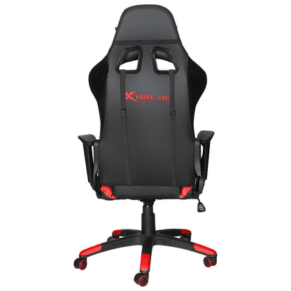 XTRIKE ME GC-905 BK ERGONOMIC ADJUSTABLE GAMING CHAIR CASTER WHEELS BLACK