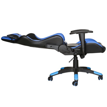 XTRIKE ME GC-905 BK ERGONOMIC ADJUSTABLE GAMING CHAIR CASTER WHEELS BLACK
