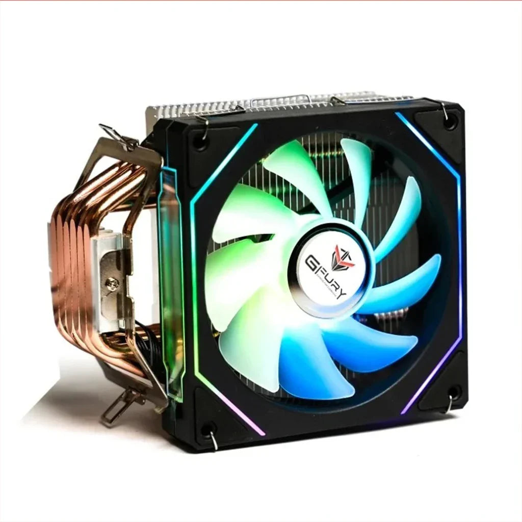 GFury GLACIER X2 GF-T600 RGB 6 Heat Pipes Dual Fan CPU Cooler