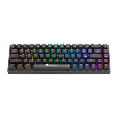 Xtrike Me Gk-994w Rgb 68 Key Bt 2.4ghz Wireless Gaming Keyboard Black