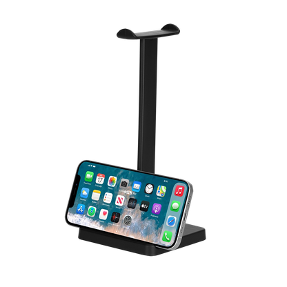XTRIKE ME Headphone Stand with Mobile Phone Holder – Stylish, Durable & Anti-Slip Design