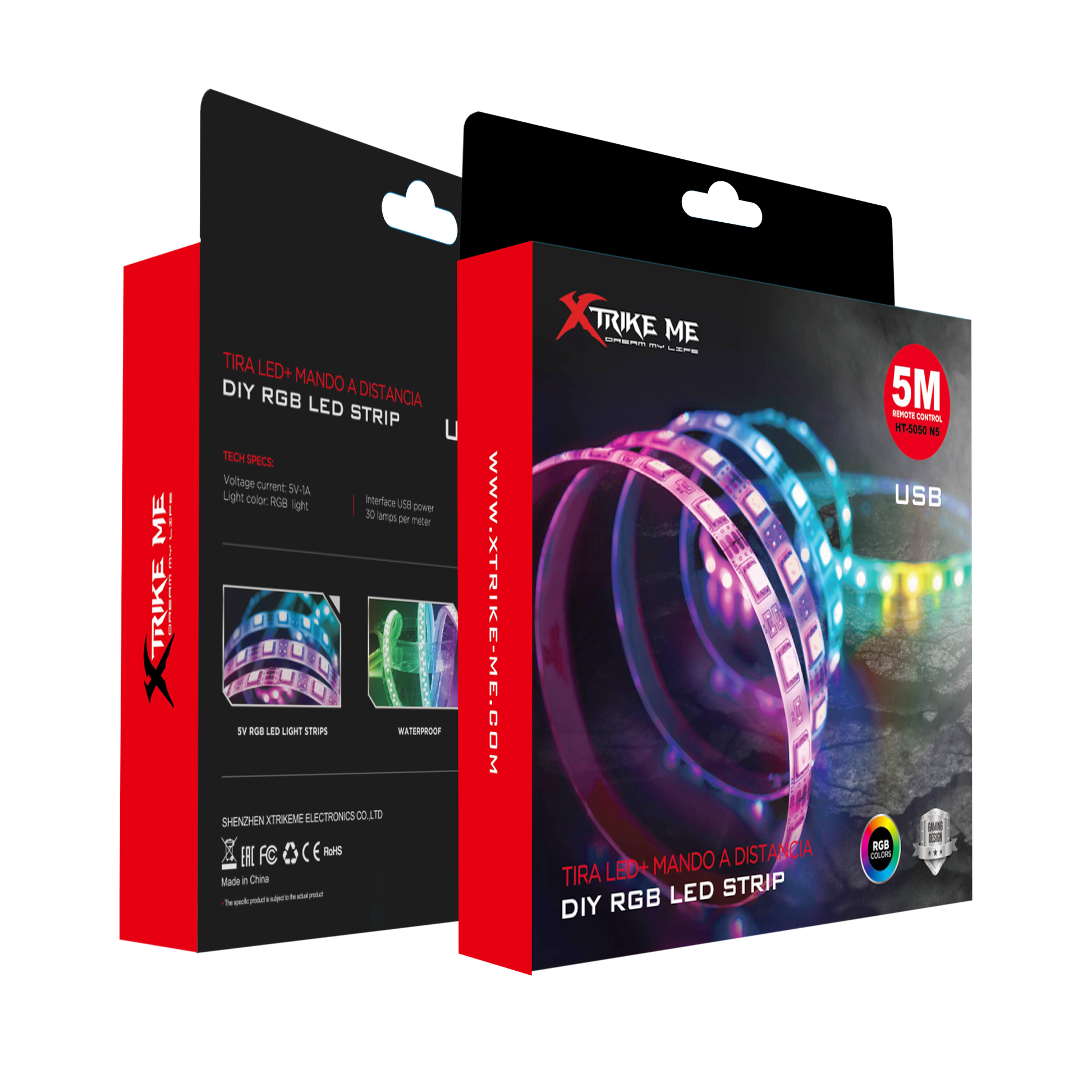 XTRIKE ME HT-5050-B5 Smart RGB LED Strip with App Control