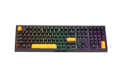Xtrike Me Kb-512 Bk 108 Key Wired Mechanical Feel Usb-c Keyboard Black
