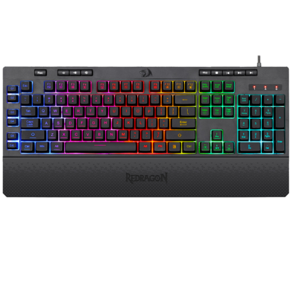 Redragon K512 SHIVA RGB Backlit Membrane Gaming Keyboard (Black)