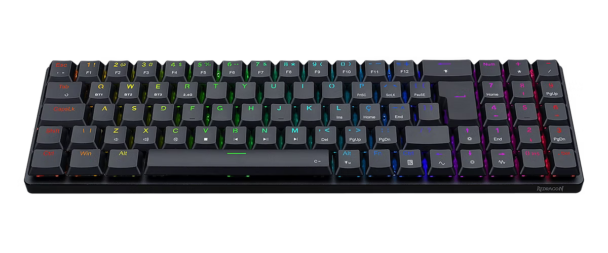 REDRAGON K626P ASHE RGB 78% Mechanical Keyboard With Blue Switches