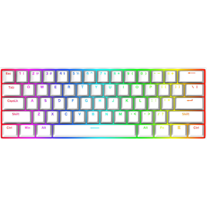 Redragon K630W Dragonborn RGB Mechanical Gaming Keyboard (White)