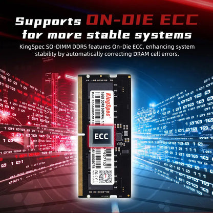KingSpec 16GB DDR5 Desktop 5600 MHz SODIMM Memory