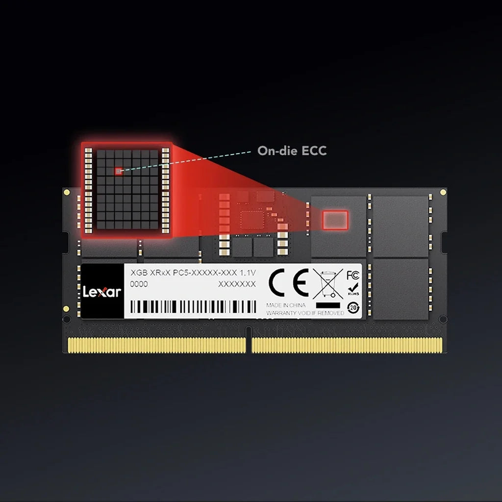 Lexar 16GB DDR5 SO-DIMM 5600 MHz Laptop Memory