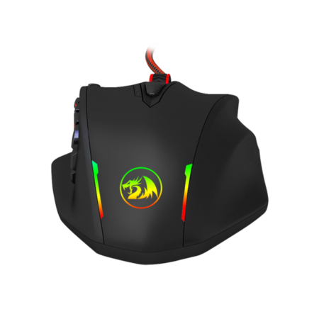 Redragon M908 IMPACT MMO Gaming Mouse, 12400 DPI (Black)