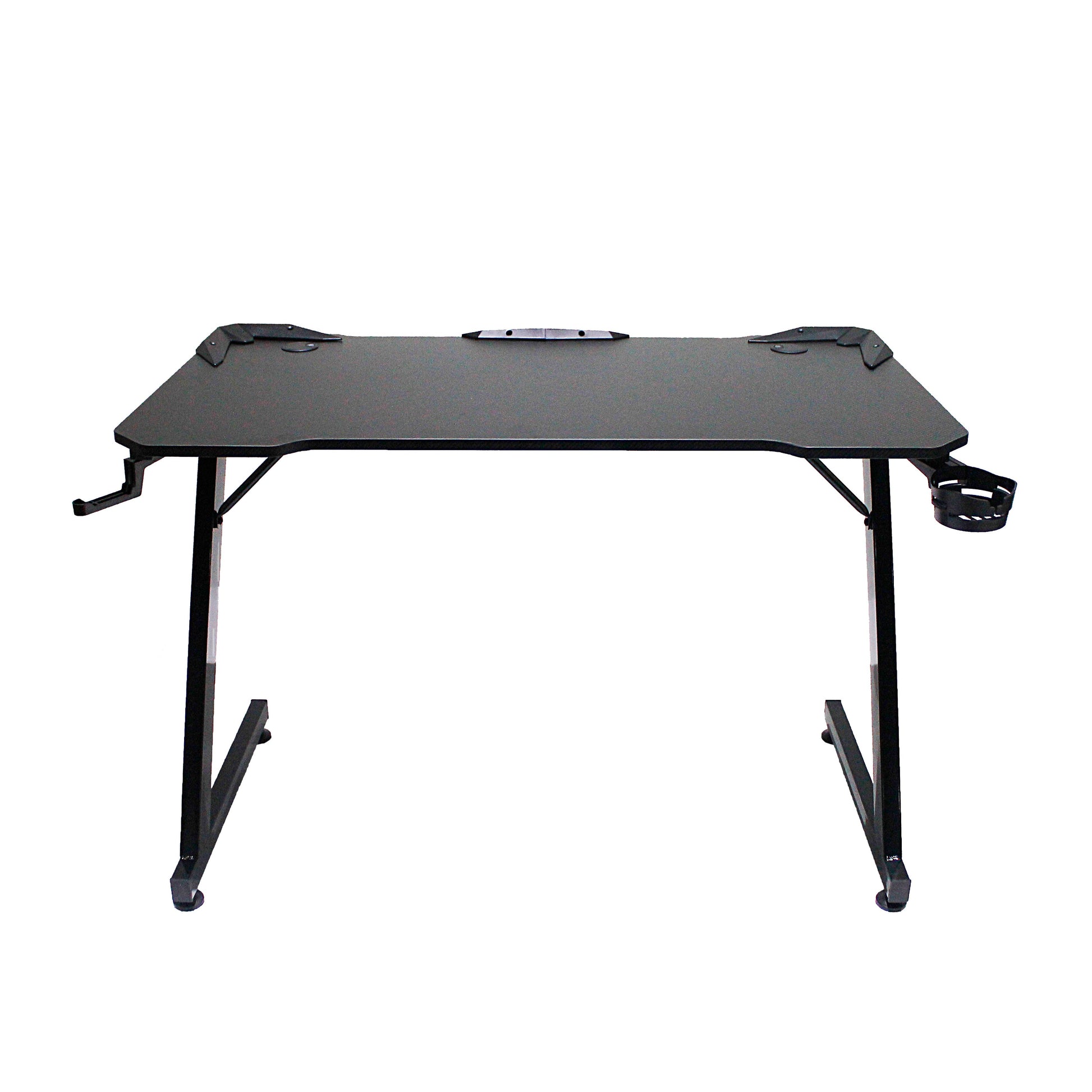 Xtrike Me Dk-02 Ergonomic Computer Desk With Headphone Hook And Cup Holder Z-shaped Legs Black