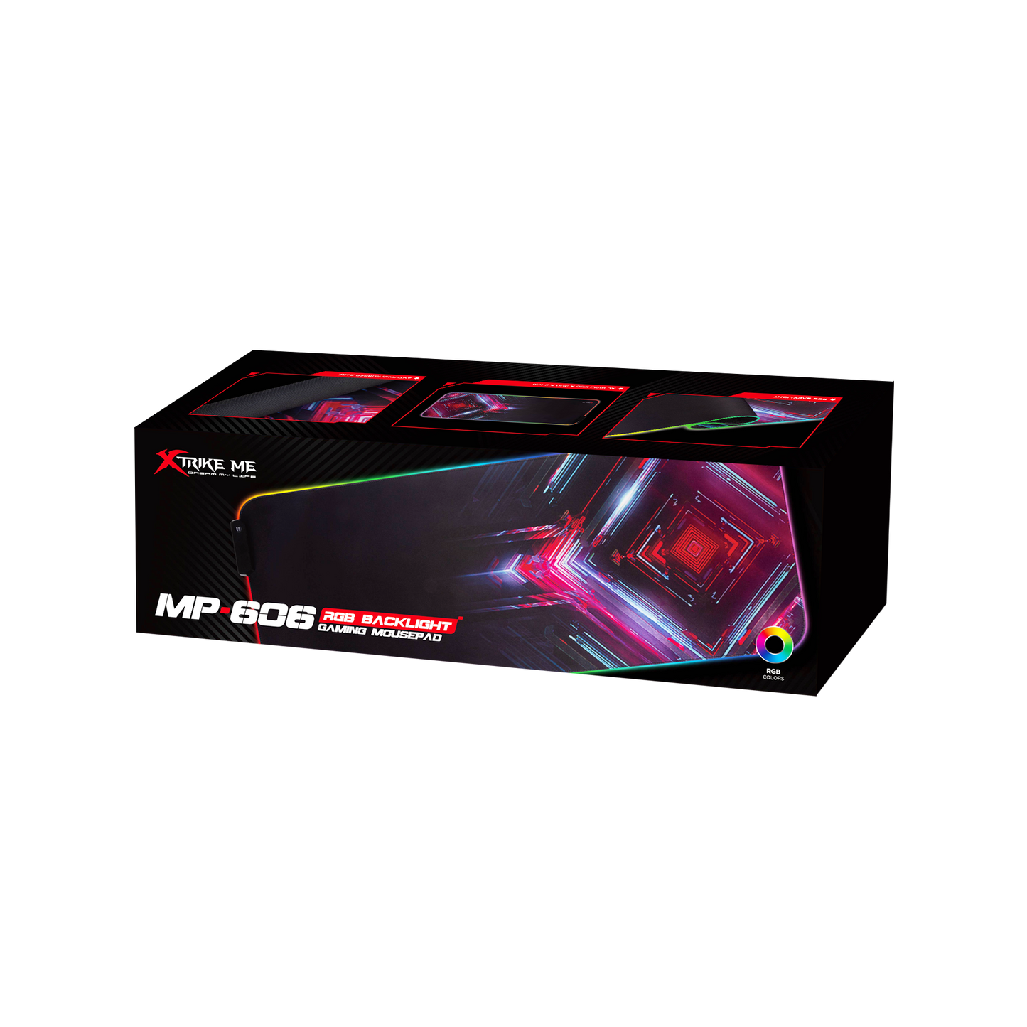 XTRIKE ME MP-606 Mouse Pad with 7 Color RGB Lighting Size 800x300x3mm