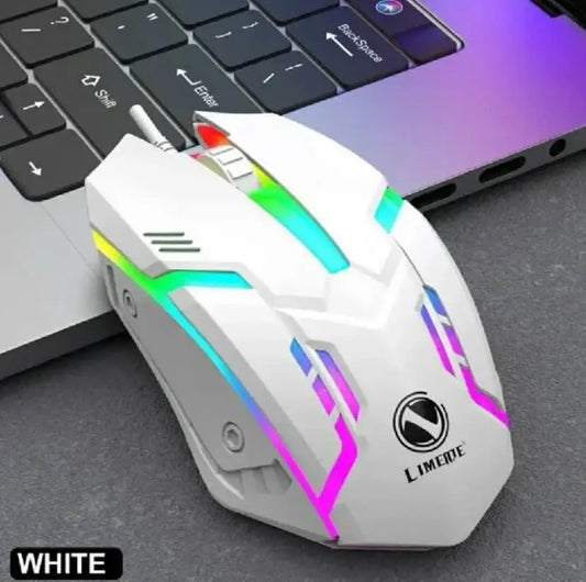 E-Yooso X-45 Tri-Mode Gaming Mouse - Grey Black RGB