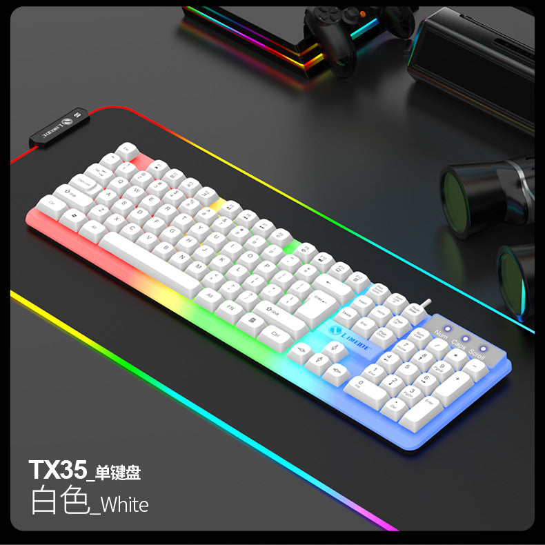 E-Yooso Z-99 Tri-Mode Mechanical Keyboard - White Blue Purple