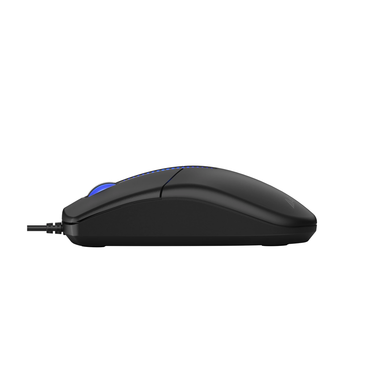 A4Tech N-530S Black Illuminated Blue Backlit Wired Mouse