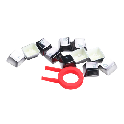 Redragon A103GR 12 Chrome Keycaps MX Style with Key Puller