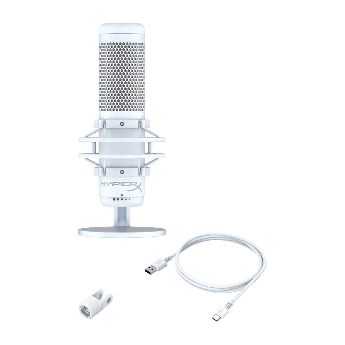 HyperX QuadCast S USB Microphone White RGB Gaming Professional Microphone OPEN BOX NEW