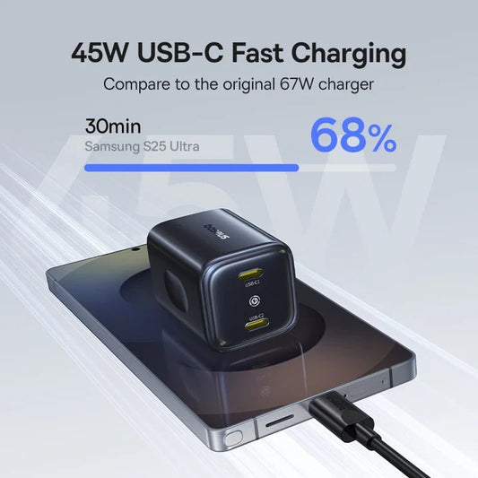 Baseus PicoGo AN13 Fast Charger 2C 45W US Cosmic Black
