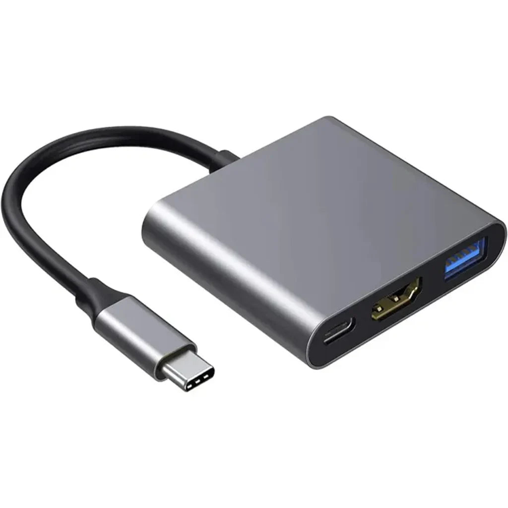 Optiview 3-in-1 Type C To HDMI + USB + PD